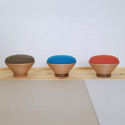 BUNACO「正座のため」のイス(トール)トラッドグレー 1個|24_brb-180101f