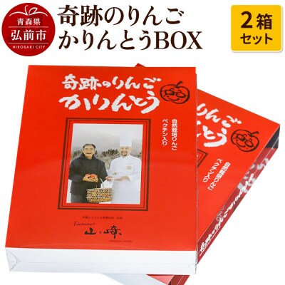 奇跡のりんごかりんとうBOX 2箱セット【 和菓子 スイーツ  】|24_hkj-010201