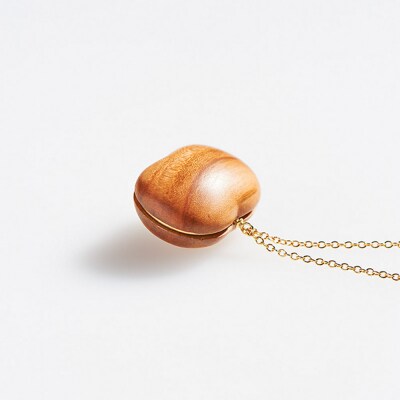ネックレス「一粒の大きなりんご」(Short)|24_kms-200101