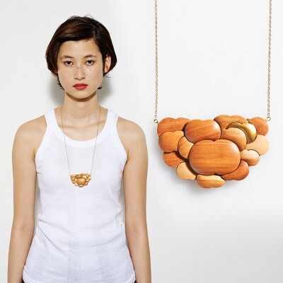 ネックレス「りんごたち」(Long)|24_kms-230101