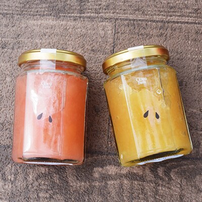 果肉たっぷりりんごジャム 紅玉&サンふじ 150g×各1個 計2個セット|24_mrh-130201