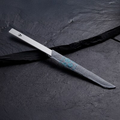 歴史と伝統が作り出す技術 ペーパーナイフ こぎん刺し鞘付|24_ngr-010101