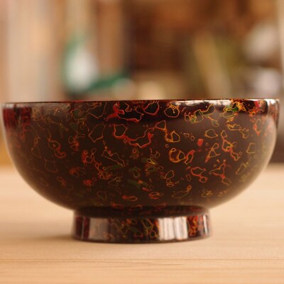 津軽塗 汁椀(唐塗 呂)|24_tnk-270101a