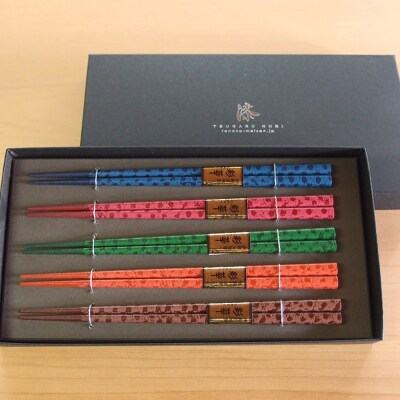 すべらない 箸 彩華(5膳セット)|24_tnk-330501