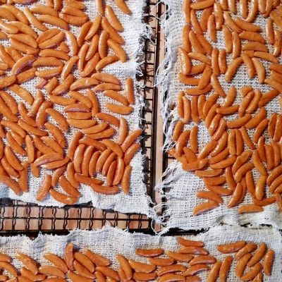 燻製 柿のたね 40g×4袋 燻製所トパーズ 青森県 弘前市|24_top-020401