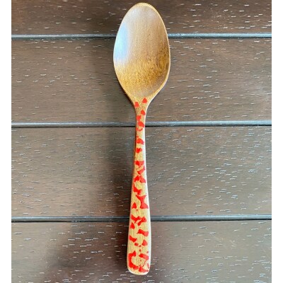 津軽塗仕掛紋 カレースプーン 5本セット化粧箱入|24_ukm-010501