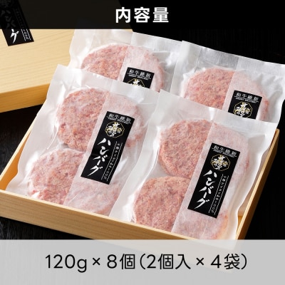十勝ナイタイ和牛 100% ハンバーグ 120g×8個 北海道産 和牛肉使用