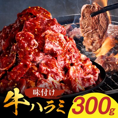 【食肉総合卸 丸正】牛ハラミ味付け 300g [153M07]