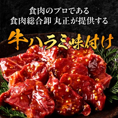 【食肉総合卸 丸正】牛ハラミ味付け 1.5kg [153M10]