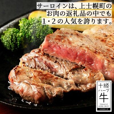 十勝ハーブ牛 サーロイン ヒレ ステーキ セット 計700g 北海道産 牛肉 赤身