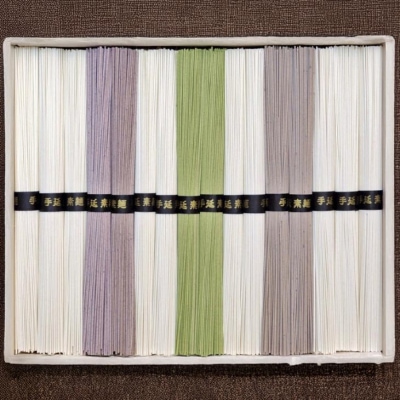 淡路島自然派 手延べそうめん詰め合わせ　32把　木箱入り