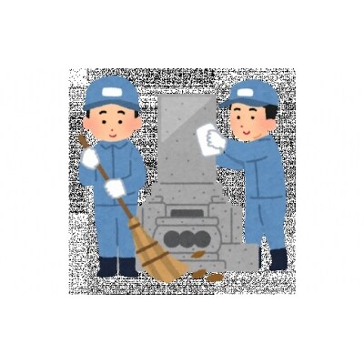 お墓掃除代行サービス2(供花あり)
