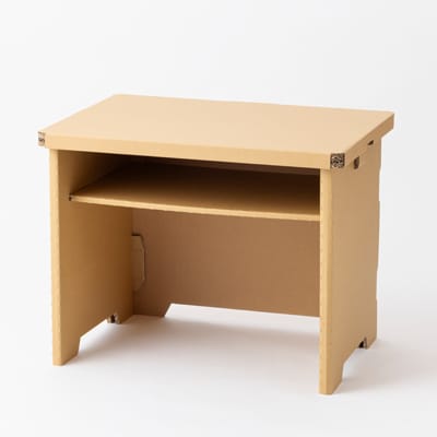 【段ボール製】　幼児向けデスク&チェア　『らくデス』