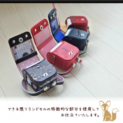 ランドセルリメイク ミニランドセルとドーム型ディスプレイケース
