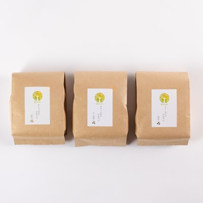 楚々Cafeの自家焙煎コーヒー豆 3種類飲み比べセット(粉)