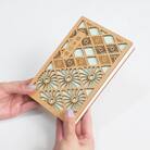 伝統と現代が融合した、美しい和モダンデザインの御朱印帳「菱菊」 1冊　愛知県北名古屋市製