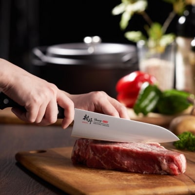 村斗SHARP 2本セット(三徳・牛刀)  燕三条製 [下村工業] 【016S065】