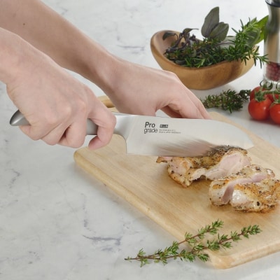 プログレード オールステンレスSHARP三徳・ダブルシャープナーセット 下村工業 【017S115】