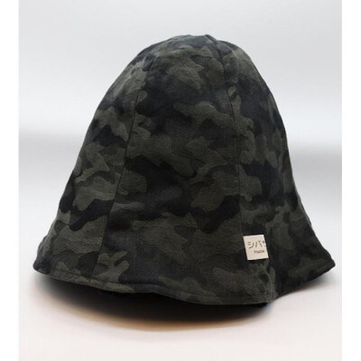 洗えるサウナハット　メイサイ カーキ〈シバサウナ〉