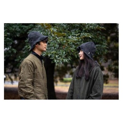 洗えるサウナハット　ツイード ネイビー〈シバサウナ〉