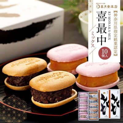 喜最中ミックス10個入