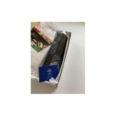 紬地パッチワークストール〈紬屋瑠璃猫〉