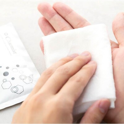 その場で作る除菌ウエットタオル12枚セット