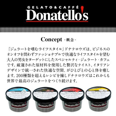 ジェラートマエストロ厳選《ドナテロウズ》ジェラート9種14個セット