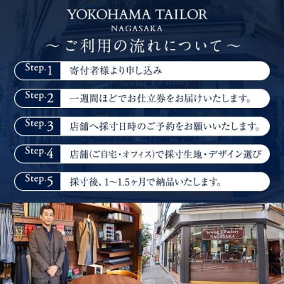 【出張採寸可】ロロ ピアーナ / Loro Pianaの素材を使ったオーダースーツのお仕立券