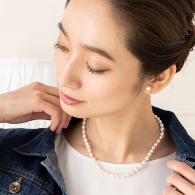 あこや真珠　バロックネックレス 小さめ6ミリ珠