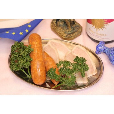 肉の魔術師　A5和牛ステーキ(横濱ビーフ)・はまパークのソーセージ・ハムセット【3種4パック入り】