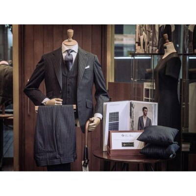 【店舗採寸限定】高級タキシードのお仕立券 ※イタリア製CANONICOカノニコ社の生地使用