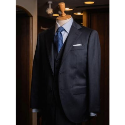 【店舗採寸限定】国産ウール&ポリエステル素材のオーダースーツお仕立券