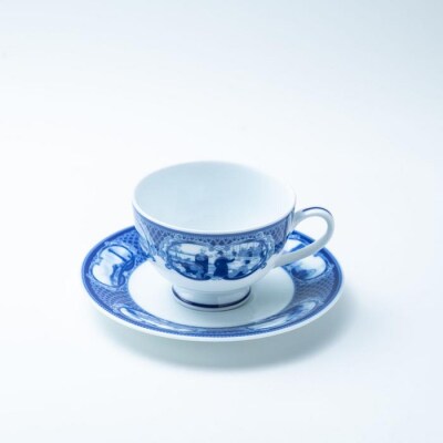 タカラダオリジナル・横浜Before&Nowティー・コーヒー兼用カップ&ソーサー