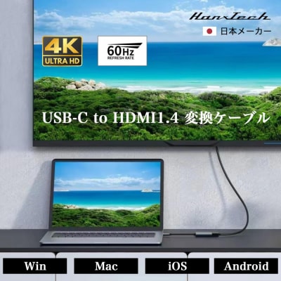 USBC HDMI1.4変換アダプタ HT-CH44GY