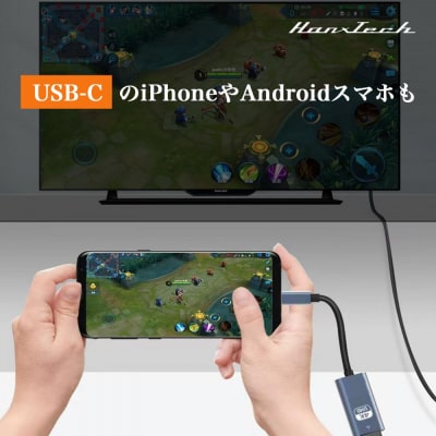 USBC HDMI1.4変換アダプタ HT-CH44GY