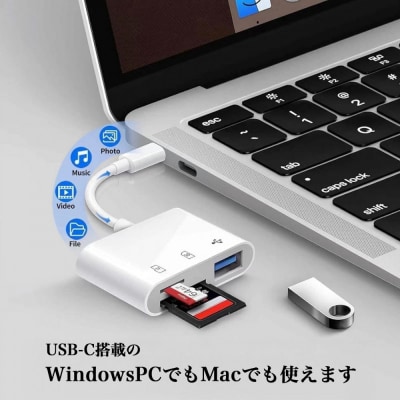 Hanx-Tech USB-C SDカードリーダー HT-CS55WY