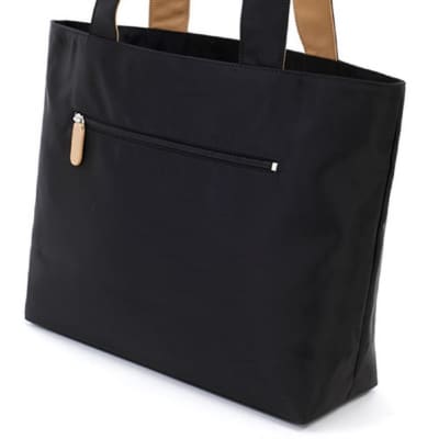 トートバッグ　(R-0686) ブラック/カフェオレ〈キタムラ〉 | かばん 肩掛け 手提げバッグ