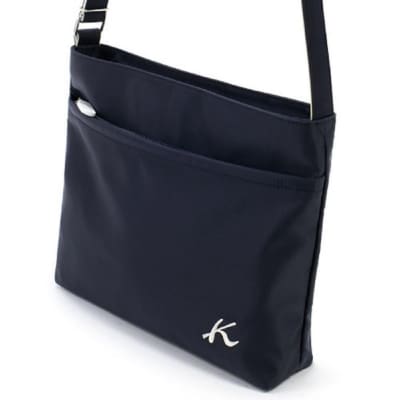 ショルダーバッグ　(R-0702) ダークブルー/アイボリー〈キタムラ〉