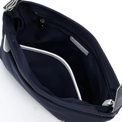 ショルダーバッグ　(R-0702) ダークブルー/アイボリー〈キタムラ〉