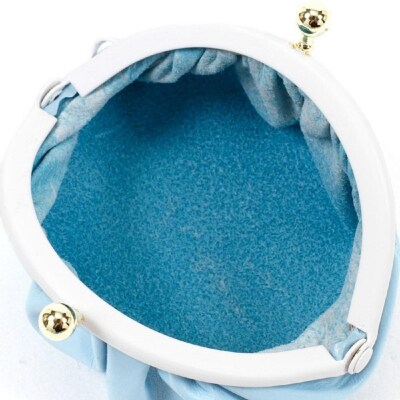 小銭入れ　(PH0759) アイスブルー/ホワイト〈キタムラ〉