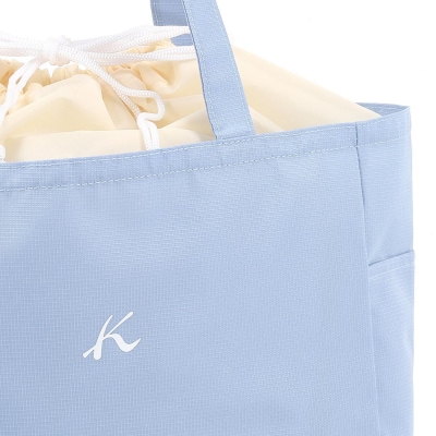 横浜市資源循環局×キタムラ オリジナルマイバッグ(BN0011)アイスブルー〈キタムラ〉