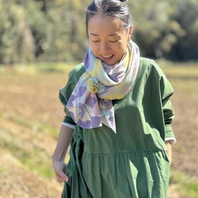 ストール「テンキ」うららか(コットンシフォン100%) 1枚