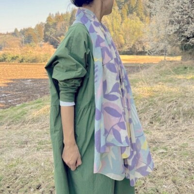 ストール「テンキ」うららか(コットンシフォン100%) 1枚