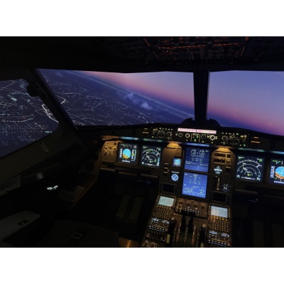 A320フライトシミュレーター60分操縦体験