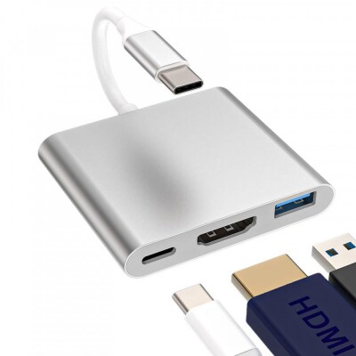 Hanx-Tech USBC 3in1 変換アダプタ