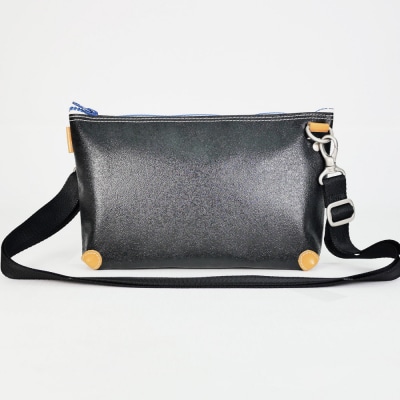 TENT BAG MORGAN.01　防水ショルダーバッグ【ブラック】