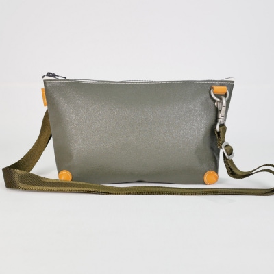 TENT BAG MORGAN.02　防水ショルダーバッグ【カーキ】