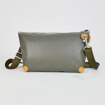 TENT BAG MORGAN.02　防水ショルダーバッグ【カーキ】