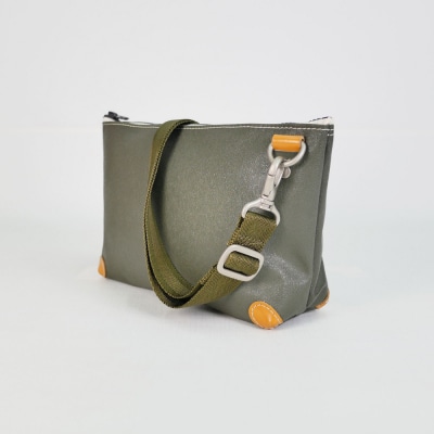 TENT BAG MORGAN.02　防水ショルダーバッグ【カーキ】